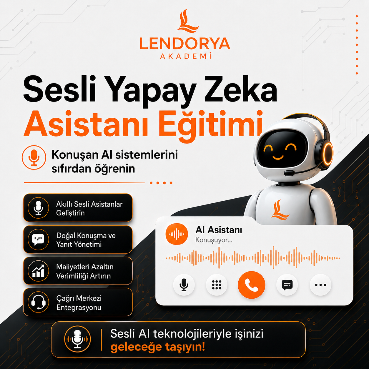 Sesli Yapay Zeka Asistanı Eğitimi
