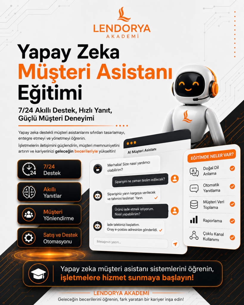 Yapay Zeka Müşteri Asistanı Eğitimi