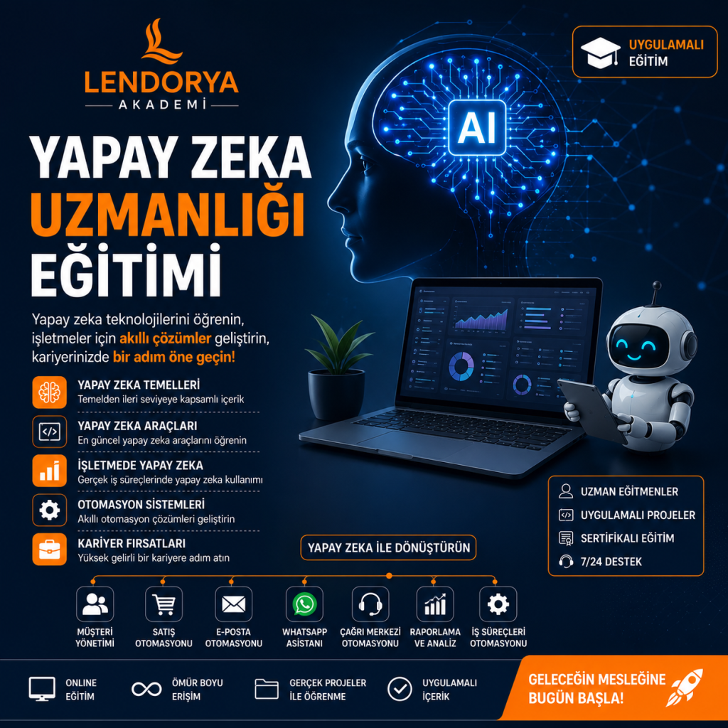 Yapay Zeka Uzmanlığı Eğitimi